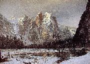 Albert Bierstadt Cathedral Rock, Yosemite Valley, California oil painting